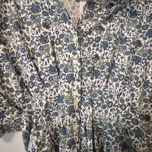 Anthropologie Floral Button-Up Dress - Picture 8 of 12